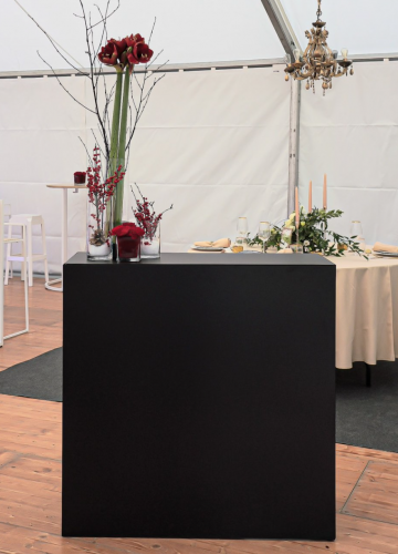 Banque d'accueil noire